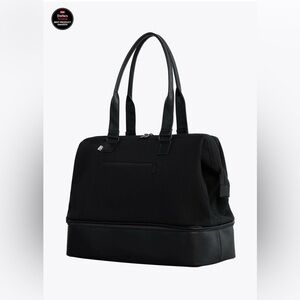 BEIS Black Convertible Weekender Bag